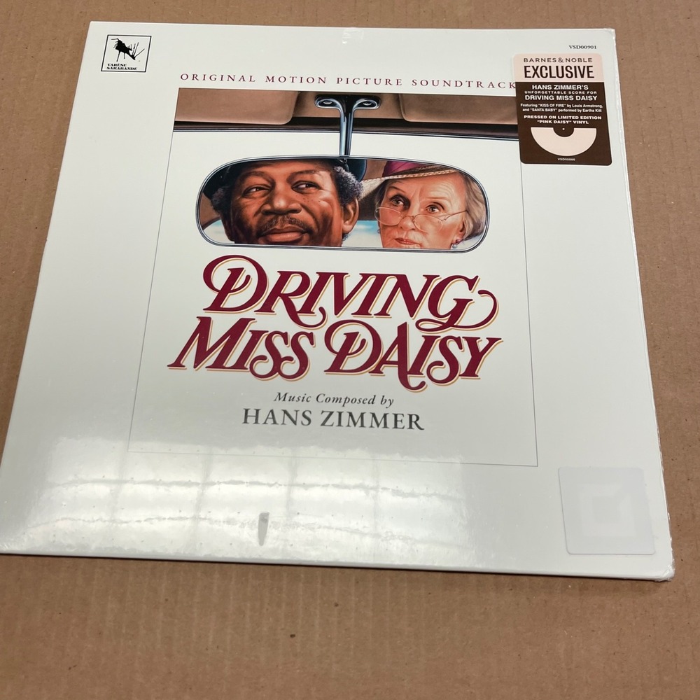 Driving Miss Daisy Vinyl LP Hans Zimmer Score Pink Color Wax Barnes & Noble New